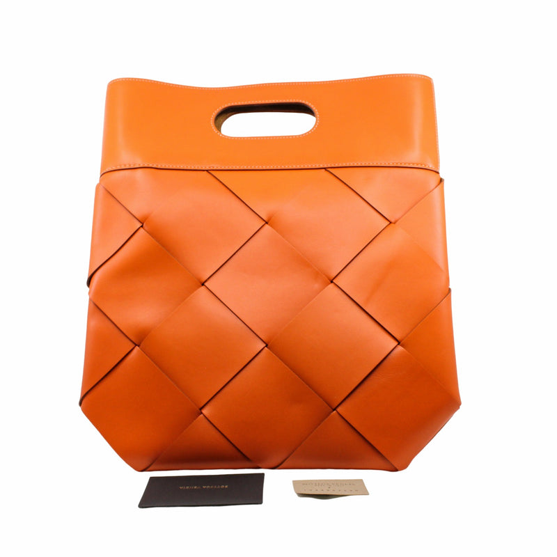 slip clutch tote bag orange - L'UXE LINK