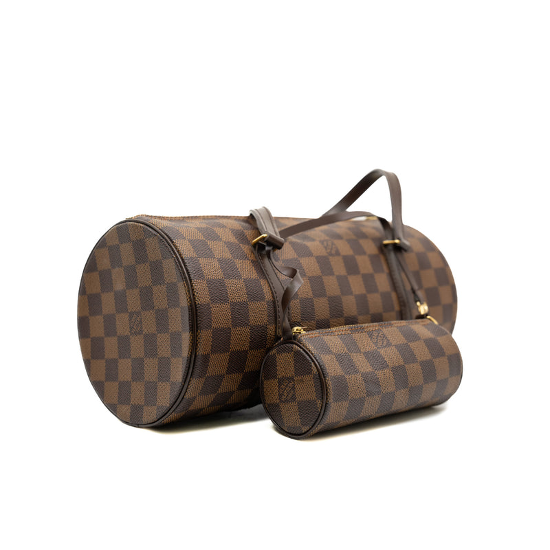 Papillon 30 Damier Ebene Canvas Bag GHW 2006