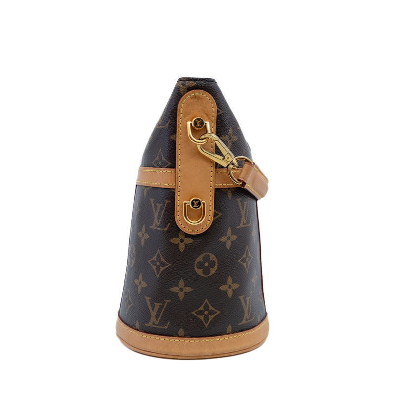 Duffle Monogram Canvas Handbag With Strap GHW - L'UXE LINK