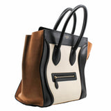 thumbnail luggage mini white brown black ghw - L'UXE LINK