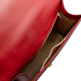 thumbnail Small Sylvie Red Calfskin Leather Bag GHW - L'UXE LINK