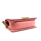 thumbnail Medium Leboy In Pink Lambskin Leather Shoulder Bag With Multicolor Chain GHW Seri 27