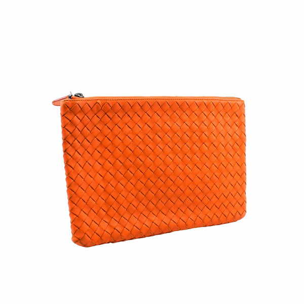 medium orange clutch shw