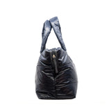 thumbnail Medium Coco Coon In Nylon And Leather Navy With Bordeaux Reversible Tote Bag Seri 13 - L'UXE LINK