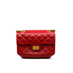 Mini Reissue 224 Red Aged Calfskin GHW Seri 29 - L'UXE LINK