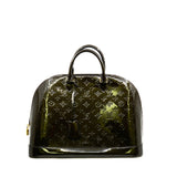 thumbnail Alma Monogram Green Vernis Patent Leather GM Handbag GHW - L'UXE LINK