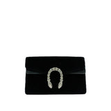 thumbnail Mini Dionysus Velvet Super Mini Bag In Black SHW - L'UXE LINK