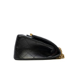 thumbnail 2.55 Reissue 225 Black Aged Calfskin Quilted Flap Bag GHW Seri 28 - L'UXE LINK