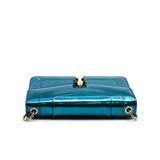 thumbnail Serpent Forever Blue Patent Leather Crossbody Bag GHW - L'UXE LINK