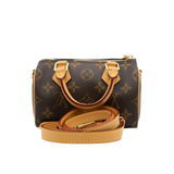 thumbnail Nano Speedy Handbag In Monogram Canvas GHW With Strap