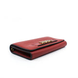 thumbnail J’Adior Croisiere In Red Calfskin Leather Chain Wallet GHW - L'UXE LINK