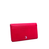 thumbnail Classic Long Flap Wallet In Pink Caviar Leather - L'UXE LINK