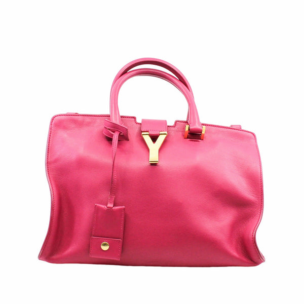 CHYC CABAS TOTE  LEATHER PINK GHW - L'UXE LINK