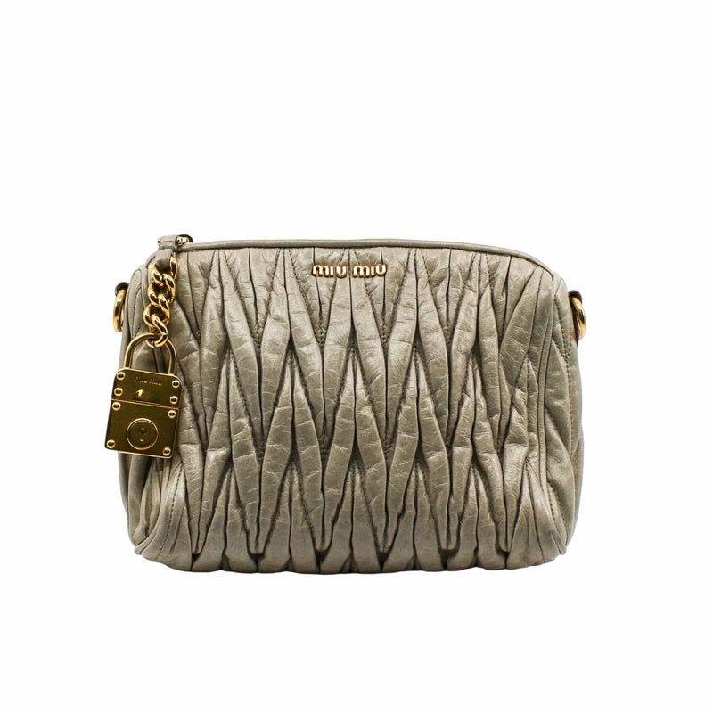 Pochette  Leather grey - L'UXE LINK