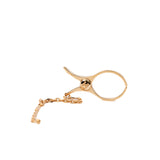 thumbnail Filou Glove Clip In Rose Gold Plated Metal - L'UXE LINK