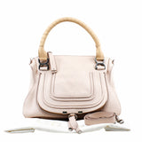 thumbnail CHLOE MARCIE BAG Eggshell pink and beige mix phw - L'UXE LINK