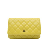 thumbnail Matelasse Yellow Chain Wallet Woc Lambskin Shoulder Bag Seri 15 - L'UXE LINK