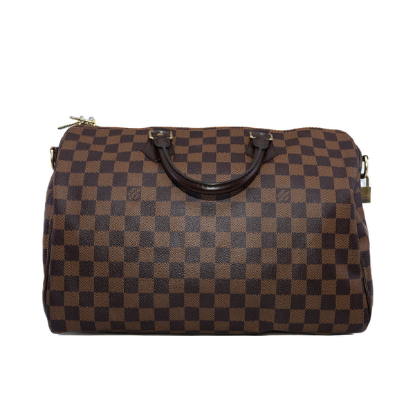 Speedy 35 Damier Ebene Canvas 2013 - L'UXE LINK