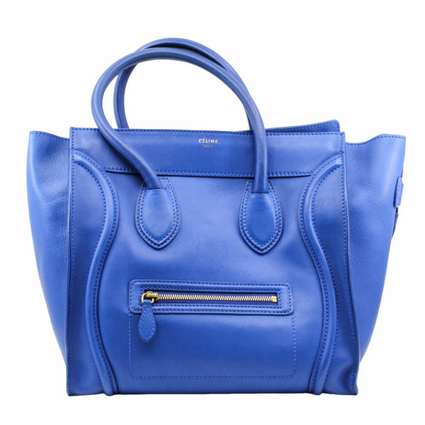 Luggage  mini leather blue ghw - L'UXE LINK