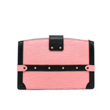 thumbnail Trunk Clutch Pink Epi Leather Rose Ballerine GHW - L'UXE LINK