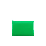 thumbnail Calvi Duo Compact Card Holder Epsom Leather In Vert Comics - L'UXE LINK