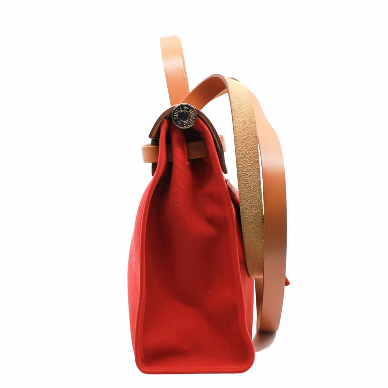 herbag 31 fabric orange red phw X stamp - L'UXE LINK