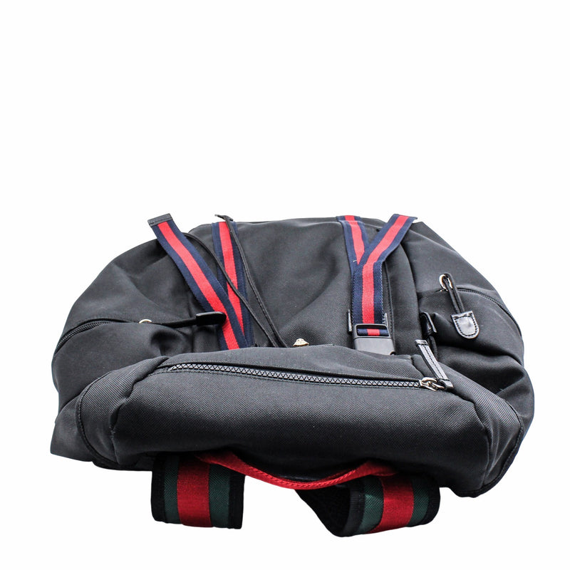 backpack fabric black