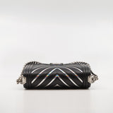 thumbnail Medium Holographic Chevron Lambskin Leboy Bag PHW Seri 24 - L'UXE LINK