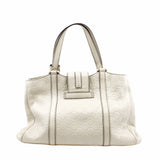 thumbnail tote bag  leather  white PHW - L'UXE LINK