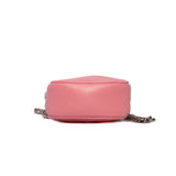 thumbnail GG Pink Calfskin Marmont Mini Phone Holder Bag - L'UXE LINK