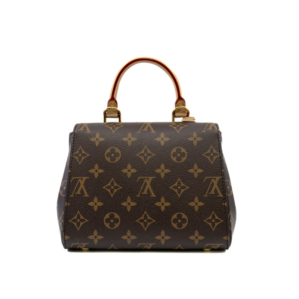 Mini Cluny Handbag Monogram Canvas GHW 2023 - L'UXE LINK