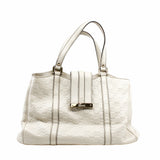 thumbnail tote bag  leather  white PHW - L'UXE LINK