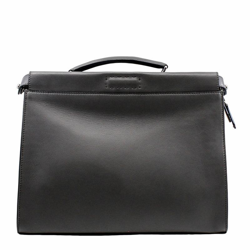 peekaboo large grey with strap PHW - L'UXE LINK