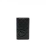 thumbnail Black Quilted Leather Cambon Ligne Bifold Wallet - L'UXE LINK