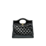 thumbnail Mini 31 Bag Shiny Lambskin Black GHW - L'UXE LINK