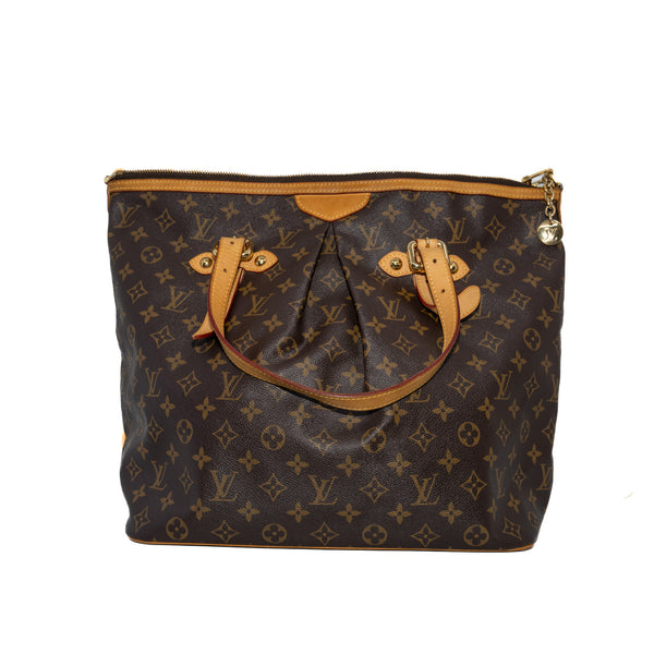 Palermo GM Brown Monogram Canvas Handbag GHW 2008 - L'UXE LINK