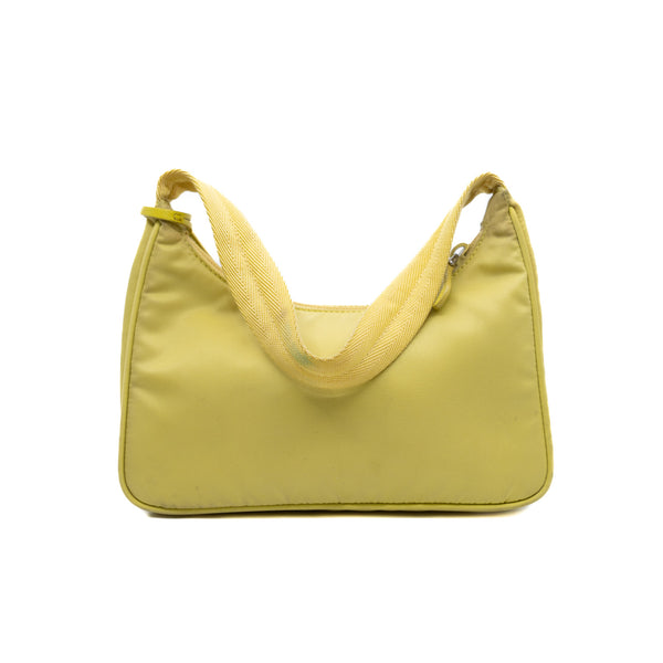 Re-Edition 2000 Re-Nylon Yellow Mini Bag