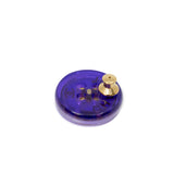 thumbnail Purple And Gold Button Brooch - L'UXE LINK