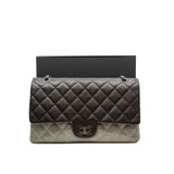 thumbnail 2.55 Reissue 227 In Caviar Leather Double Flap Bag PHW Seri 14 - L'UXE LINK