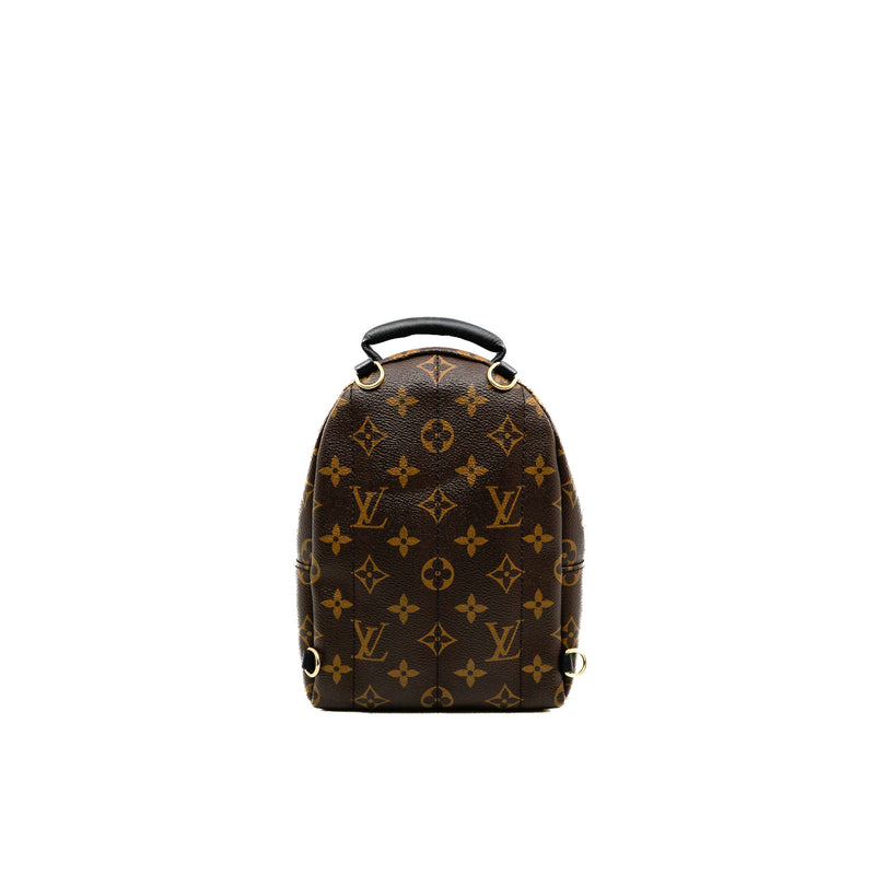 Mini Palm Springs Monogram Canvas Backpack With Micro Chip GHW - L'UXE LINK