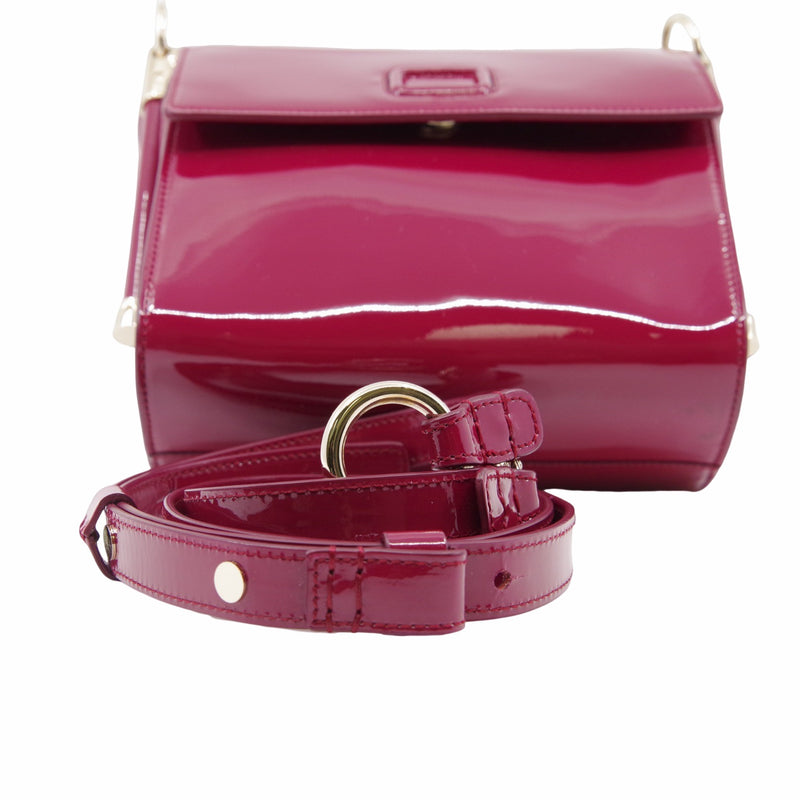 VIV' CARRÉ SHOULDER BAG SMALL LEATHER PINK