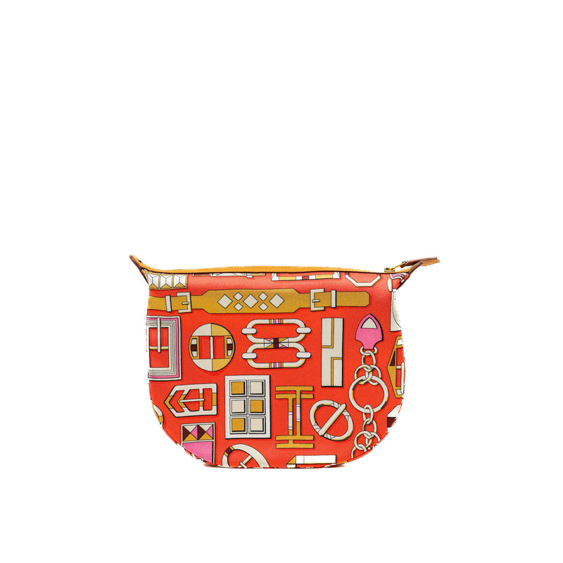 Sursoie To Go Pouch Silk In Red GHW - L'UXE LINK