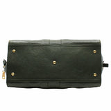 thumbnail Chyc Cabas Tote  Medium green Leather Aged Gold - L'UXE LINK