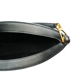 thumbnail Small Luna Anagram In Black/Navy Shoulder Bag GHW - L'UXE LINK