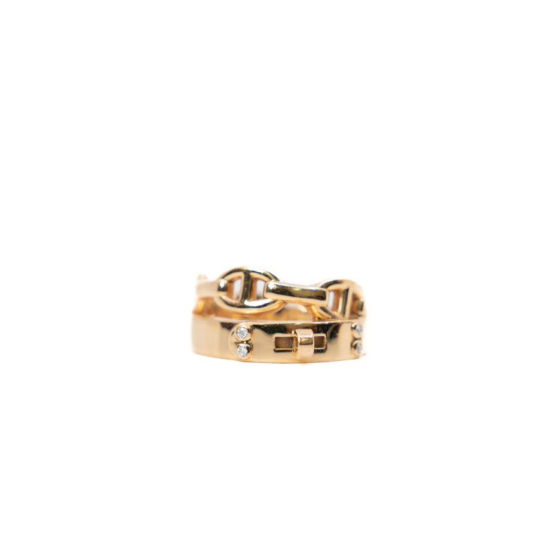 Kelly Ring In Rose Gold Set With 4 Diamonds Size 50