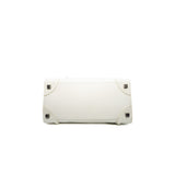 thumbnail Micro Luggage In White Calfskin PHW