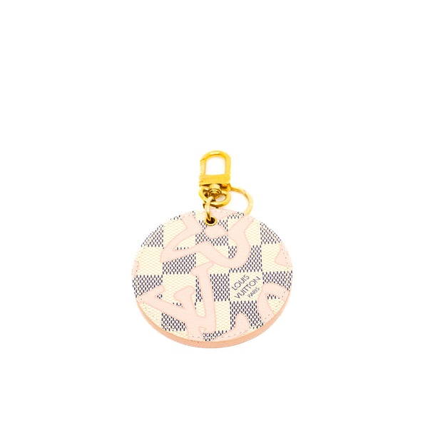 Damier Azur Tahitienne Bag Charm Key Ring