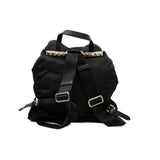 thumbnail Nylon New Vela Studded backpack in black and red PHW