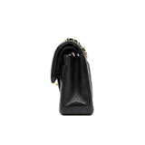 thumbnail small classic flap in black lambskin GHW  seri 26