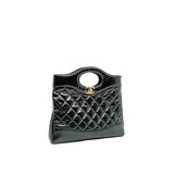 thumbnail Mini 31 Bag Shiny Lambskin Black GHW - L'UXE LINK